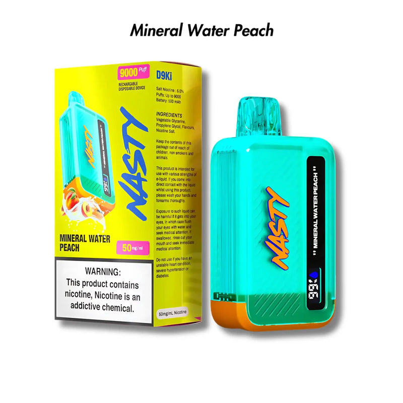 Nasty Bar Mineral Water Peach