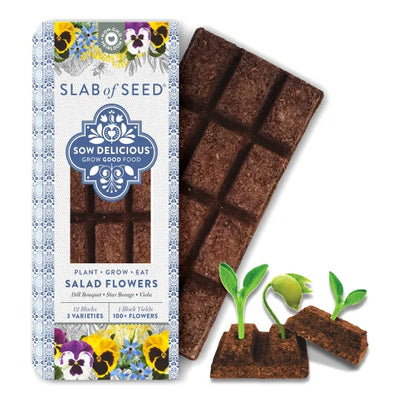 Salad Flowers Planting Chocolate